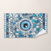 Evil Eye Amulet Mozaïek Kunst Bad Handdoek (Handdoek)