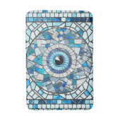 Evil Eye Amulet Mozaïek Kunst Badmat (Voorkant Verticaal)