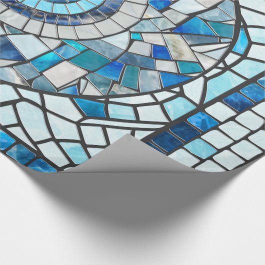 Evil Eye Amulet Mozaïek Kunst Cadeaupapier (Hoek)