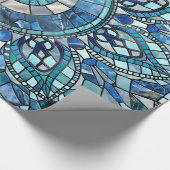 Evil Eye Amulet Mozaïek Kunst Cadeaupapier (Hoek)