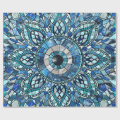 Evil Eye Amulet Mozaïek Kunst Cadeaupapier (Vlak)