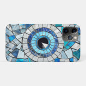 Evil Eye Amulet Mozaïek Kunst Case-Mate iPhone Case (Achterkant (horizontaal))