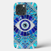Evil Eye Amulet Mozaïek Kunst Case-Mate iPhone Case (Achterkant)