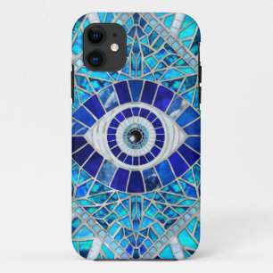 Evil Eye Amulet Mozaïek Kunst Case-Mate iPhone Case