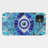 Evil Eye Amulet Mozaïek Kunst Case-Mate iPhone Case (Achterkant (horizontaal))