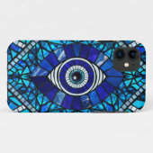 Evil Eye Amulet Mozaïek Kunst Case-Mate iPhone Case (Achterkant (horizontaal))