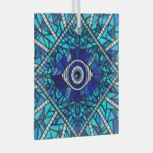 Evil Eye Amulet Mozaïek Kunst Glas Ornament (Voorkant Rechts)