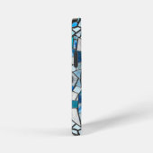 Evil Eye Amulet Mozaïek Kunst iPhone Hoesje (Rechterkant)