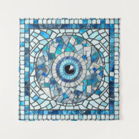 Evil Eye Amulet Mozaïek Kunst