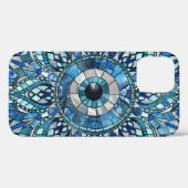 Evil Eye Amulet Mozaïek Mandala Art Case-Mate iPhone Case (Achterkant (horizontaal))