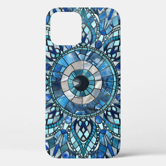 Evil Eye Amulet Mozaïek Mandala Art Case-Mate iPhone Case (Achterkant)