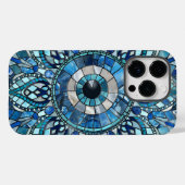 Evil Eye Amulet Mozaïek Mandala Art Case-Mate iPhone Case (Achterkant (horizontaal))