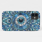Evil Eye Amulet Mozaïek Mandala Art Case-Mate iPhone Case (Achterkant (horizontaal))
