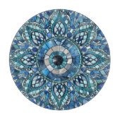 Evil Eye Amulet Mozaïek Mandala Art Snijplank (Voorkant)