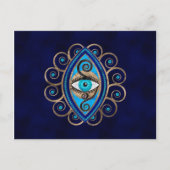 Evil Eye Amulet Ornament Briefkaart (Voorkant)