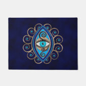 Evil Eye Amulet Ornament Deurmat (Voorkant)