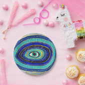Evil Eye Amulet Ornament Papieren Bordje (Feest)