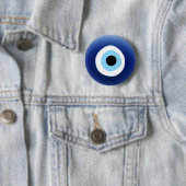 Evil Eye Amulet-toets Ronde Button 5,7 Cm (In situ)