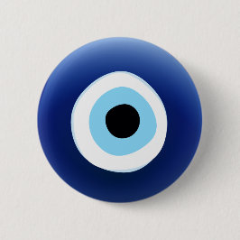 Evil Eye Amulet-toets Ronde Button 5,7 Cm