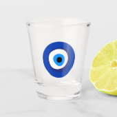 evil eye ancient symbol antiquity talisman superst shot glas (Voorkant)