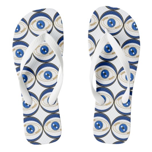 Evil Eye Art Unisex Teenslippers (Voetbed)