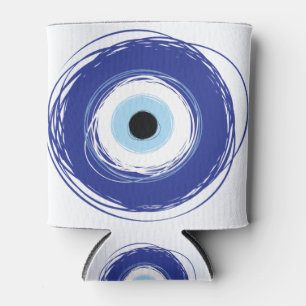 Evil Eye Artistic Blue Grieks Blikjeskoeler