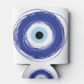 Evil Eye Artistic Blue Grieks Blikjeskoeler (Achterkant)