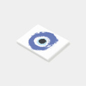 Evil Eye Artistic Blue Post-it® Notes (Schuin)