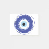 Evil Eye Artistic Blue Post-it® Notes (Voorkant)