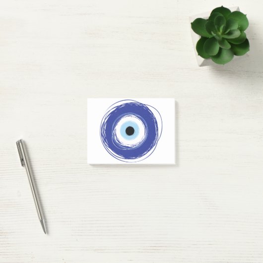 Evil Eye Artistic Blue Post-it® Notes (Kantoor)