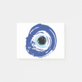 Evil Eye Artistic Blue Post-it® Notes (Voorkant)