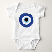 Evil Eye Artistic Blue Romper (Voorkant)