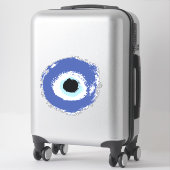 Evil Eye Artistic Blue Sticker (Koffer)