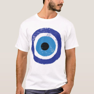 Evil Eye Artistic Blue T-shirt