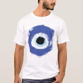 Evil Eye Artistic Blue T-shirt (Voorkant)