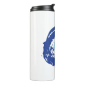 Evil Eye Artistic Blue Thermosbeker (Gedraaid links)