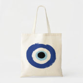 Evil Eye Artistic Blue Tote Bag (Voorkant)