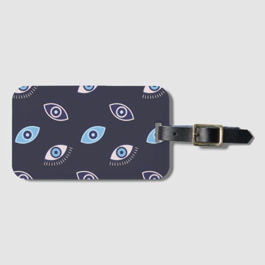 Evil Eye Bagagelabel (Voorkant (horizontaal))
