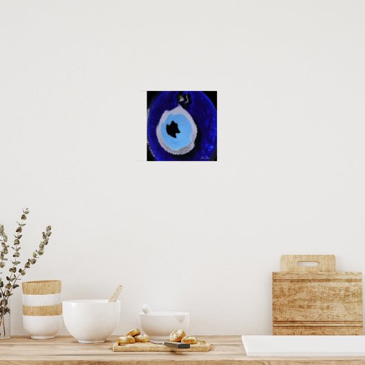 EVIL EYE BESCHERMING DOOR LIZ LOZ POSTER (Keuken)