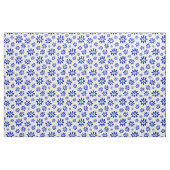 Evil Eye Blauw en Wit Abstract Patroon Stof (Fat Quarter)
