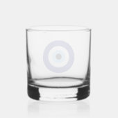 Evil Eye Blue Mati Greek Turkish Symbol Custom Whisky Glas (Achterkant)