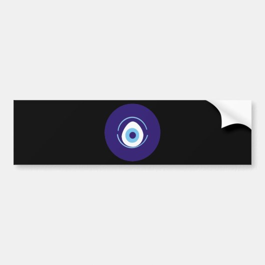 Evil Eye Bumpersticker (Voorkant)