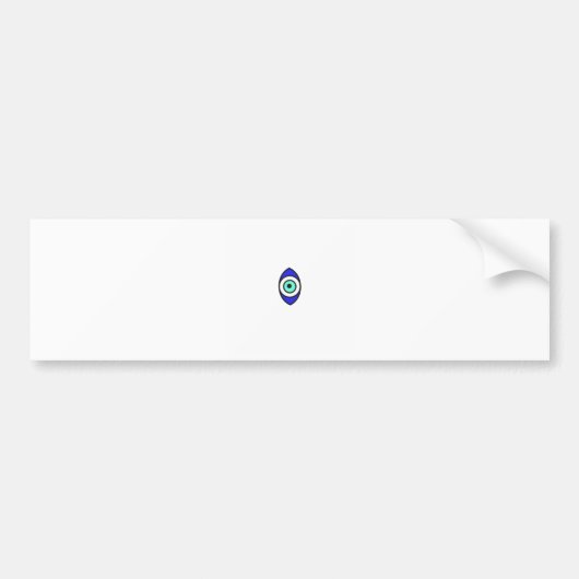 Evil Eye Bumpersticker (Voorkant)