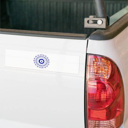 Evil Eye Burst Bumpersticker (Op Truck)
