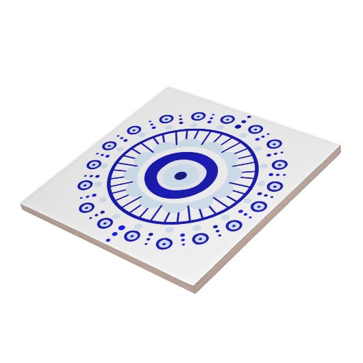 Evil Eye Burst Tegeltje (Zijkant)