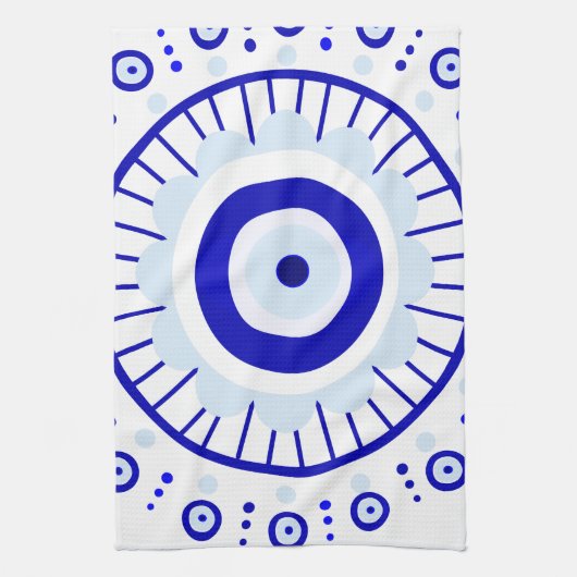 Evil Eye Burst Theedoek (Verticaal)