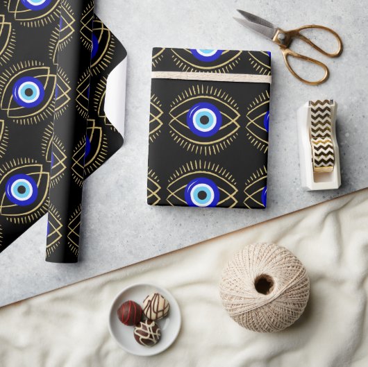 Evil Eye Cadeaupapier (Crafts)