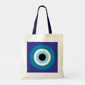 Evil Eye Canvas tas (Achterkant)