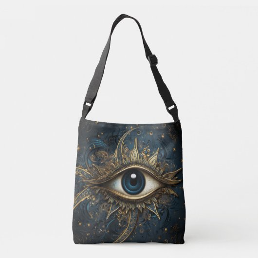 Evil Eye Canvas tas (Achterkant)