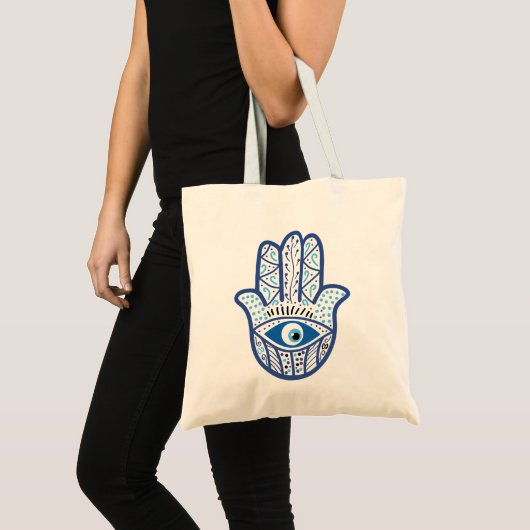 Evil Eye canvas tas, voordelige stijlvolle tas Gif (Voorkant (product))